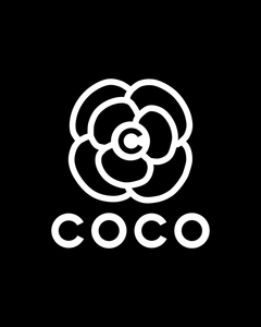 COCO CAMELLIA Organic V-Neck Black T-Shirt