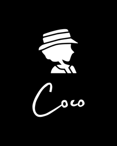 COCO ONLY NAME SILHOUETTE Black T-Shirt