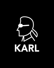 Load image into Gallery viewer, KARL SILHOUETTE Black T-Shirt