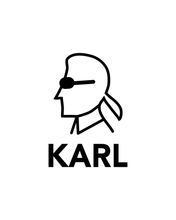 Load image into Gallery viewer, KARL SILHOUETTE White T-Shirt