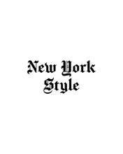 Load image into Gallery viewer, NEW YORK STYLE IN GOTHIC LETTERS White T-Shirt