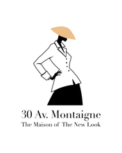 Load image into Gallery viewer, 30 AV. MONTAIGNE, THE MAISON OF THE NEW LOOK White T-Shirt