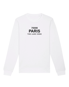 75008 PARIS, THE LUXE CODE White Sweatshirt