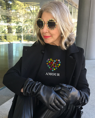 AMOUR Black Sweatshirt