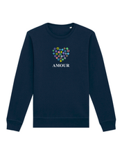 Load image into Gallery viewer, AMOUR Navy Blue Sweatshirt