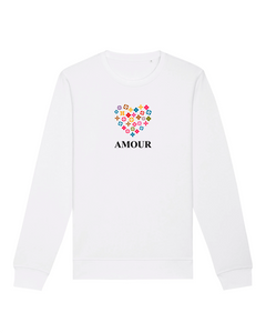 AMOUR White Sweatshirt