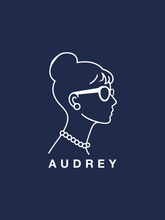 Load image into Gallery viewer, AUDREY HEPBURN | The Blue Navy T-Shirt