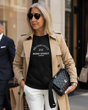 Load image into Gallery viewer, BOND STREET, LONDON Black Sweatshirt