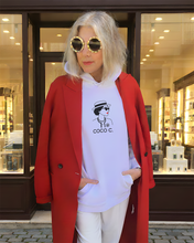 Load image into Gallery viewer, COCO CHANEL STYLE ICON White Hoodie