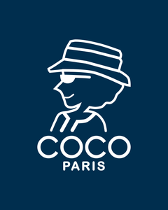 COCO SMILING SILHOUETTE Blue Navy T-Shirt