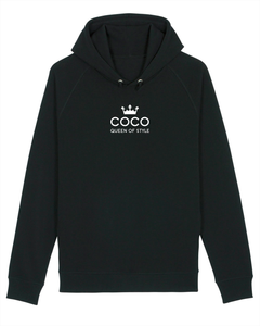 COCO, QUEEN OF STYLE Black Hoodie