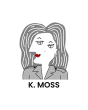 Load image into Gallery viewer, KATE MOSS CUBIST PORTRAIT White T-Shirt