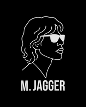 Load image into Gallery viewer, MICK JAGGER BLACK SWEATSHIRT
