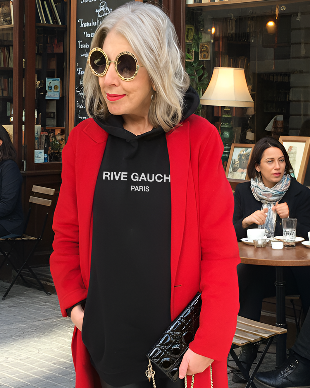 RIVE GAUCHE | PARIS Black Hoodie