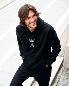 A ROYAL MONOGRAM Black Hoodie