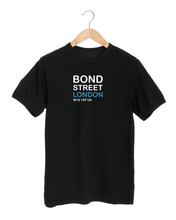 Load image into Gallery viewer, BOND STREET LONDON Black T-Shirt