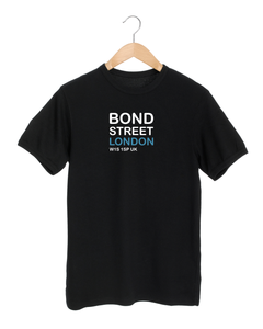 BOND STREET LONDON Black T-Shirt