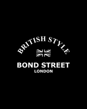 Load image into Gallery viewer, BOND STREET, LONDON Black T-Shirt