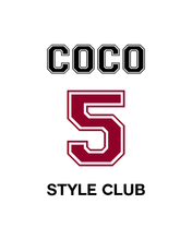 Load image into Gallery viewer, COCO 5 STYLE CLUB BORDEAUX EDITION Organic V-Neck White T-Shirt