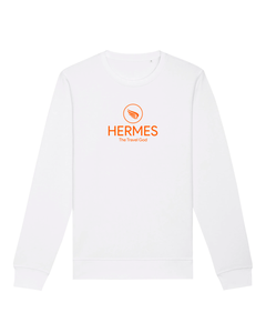 HERMES THE TRAVEL GOD White Sweatshirt