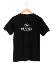 Load image into Gallery viewer, Hermes the travel God Black t-shirt