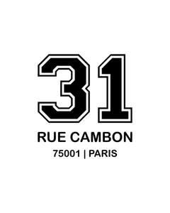 31 RUE CAMBON NEW DESIGN White T-Shirt | Discount only for subscribers until October 27th