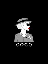 Load image into Gallery viewer, COCO CHANEL | The Black T-Shirt