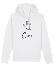 Load image into Gallery viewer, COCO ONLY NAME SIGNATURE White Hoodie