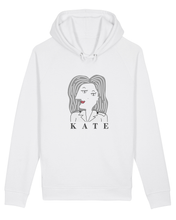 Load image into Gallery viewer, KATE MOSS CUBIST PORTRAIT White Hoodie