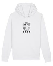 Load image into Gallery viewer, C OF COCO Words Cloud White Hoodie