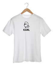 Load image into Gallery viewer, KARL SILHOUETTE White T-Shirt