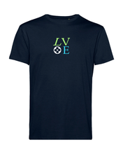 Load image into Gallery viewer, LOVE BLUE AND GREEN BLUE NAVY T-Shirt