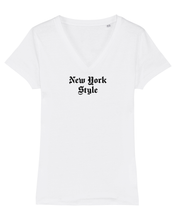 Load image into Gallery viewer, NEW YORK STYLE Organic V-Neck T-Shirt
