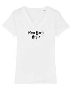 NEW YORK STYLE Organic V-Neck T-Shirt