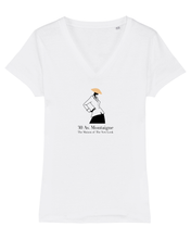 Load image into Gallery viewer, 30 AV. MONTAIGNE, THE MAISON OF THE NEW LOOK Organic V-Neck White T-Shirt