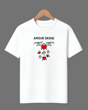 Load image into Gallery viewer, AMOUR DRONE IN KEITH HARING STYLE White T-Shirt