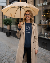 Load image into Gallery viewer, AUDREY HEPBURN SILHOUETTE Blue Navy Sweatshirt