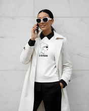 Load image into Gallery viewer, AUDREY HEPBURN SILHOUETTE White Sweatshirt