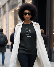 Load image into Gallery viewer, AUDREY-HEPBURN-SILHOUETTE-BLACK-SWEATSHIRT