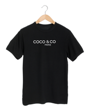 Load image into Gallery viewer, COCO  CO Black T-Shirt 