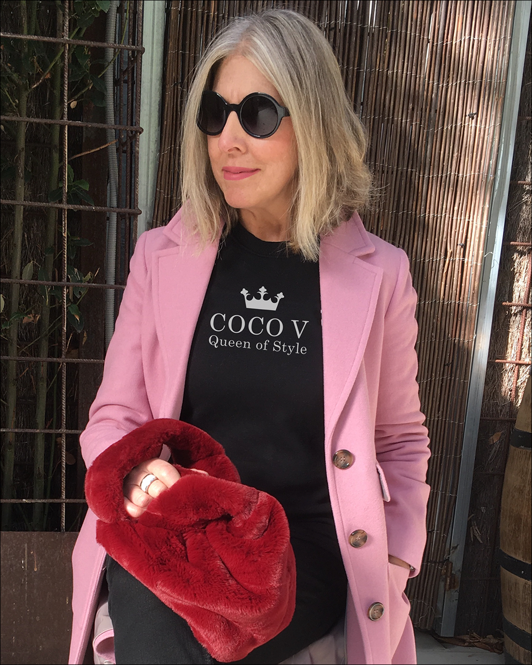 COCO THE FIFTH, QUEEN OF STYLE Black Sweatshirt