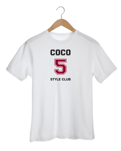 COCO 5 STYLE CLUB BORDEAUX EDITION White T-Shirt