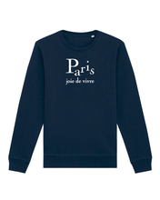 Load image into Gallery viewer, DIOR SWEATSHIRT NAVY BLUE PARIS JOIE DE VIVRE