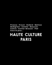 Load image into Gallery viewer, HAUTE CULTURE PARIS Black T-Shirt