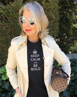 KEEP CALM AND BE BOLD Black Sweatshirt