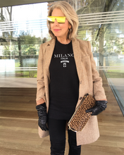 Load image into Gallery viewer, MILANO | ITALIA NEW DESIGN Black Sweatshirt