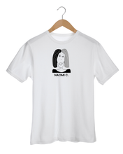 Load image into Gallery viewer, NAOMI CAMPBELL CUBIST PORTRAIT White T-Shirt