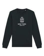 Load image into Gallery viewer, NEW YORK, POP CITY Black Sweatshirt