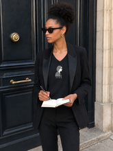 Load image into Gallery viewer, YVES SAINT LAURENT | The Black Organic V-Neck
