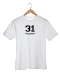 31 RUE CAMBON NEW DESIGN White T-Shirt | Discount only for subscribers until October 27th